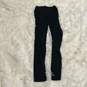 Aerie offline crossover 7/8 black leggings size S